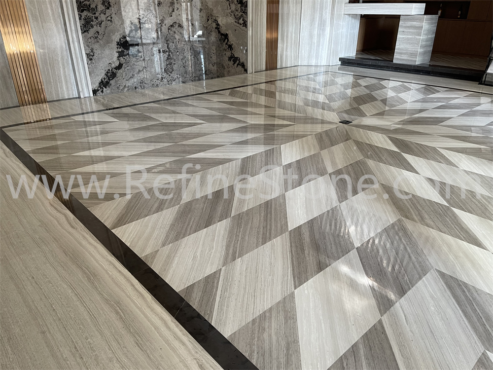 white wooden marble