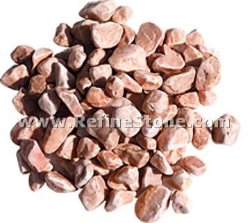 Light pink tumbled pebblestone