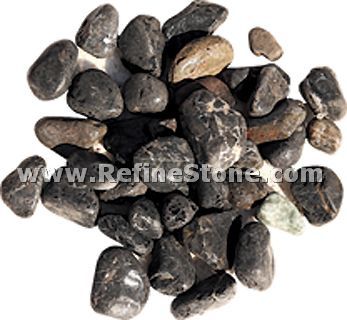 River Black Tumbled pebblestone