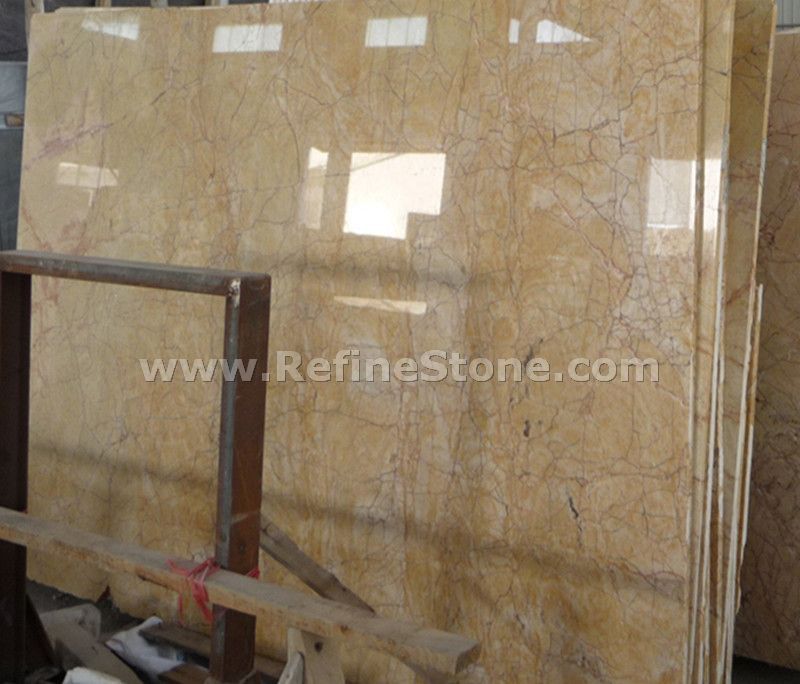 guang yellow marble slab