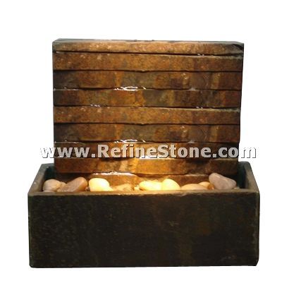 slate water fountain