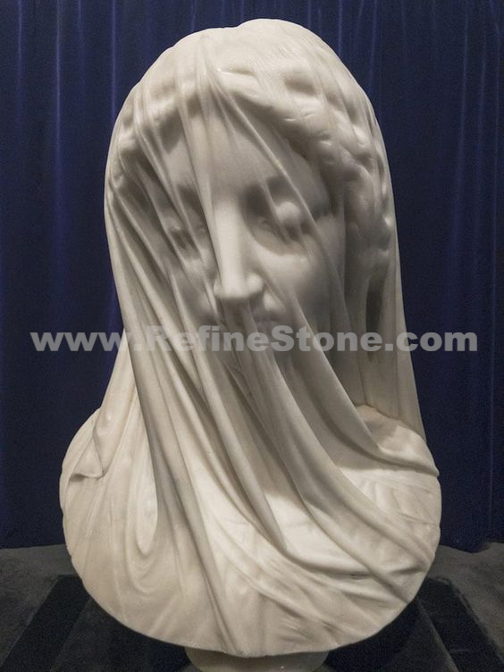Marble female sculpture