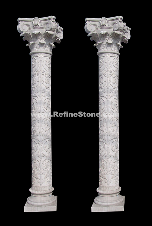 Marble Carving Pillar