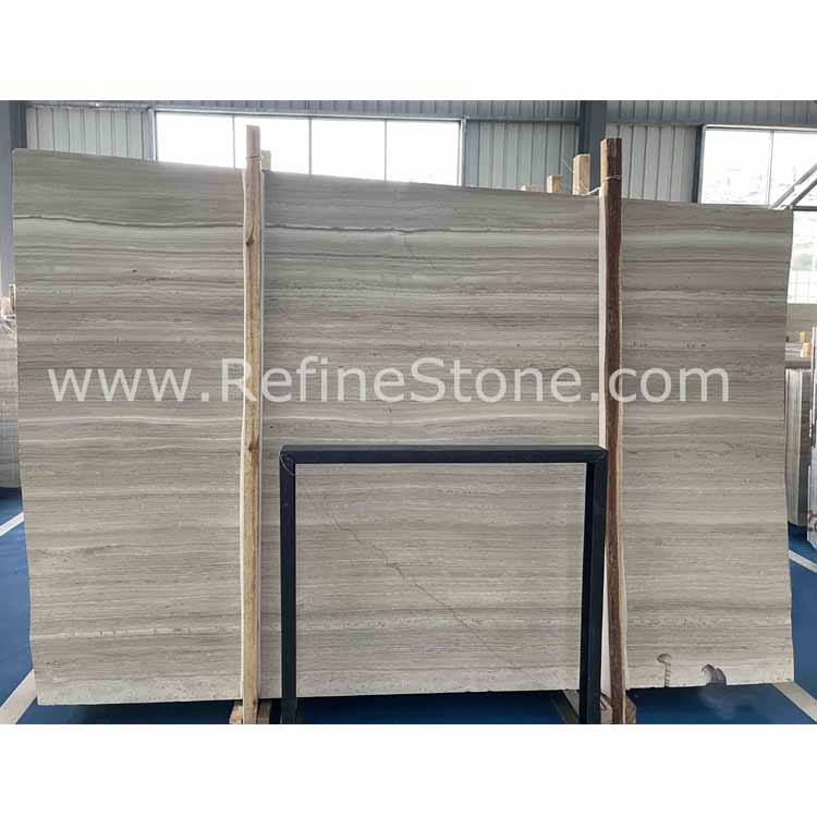 Grey Wooden Marble Slab