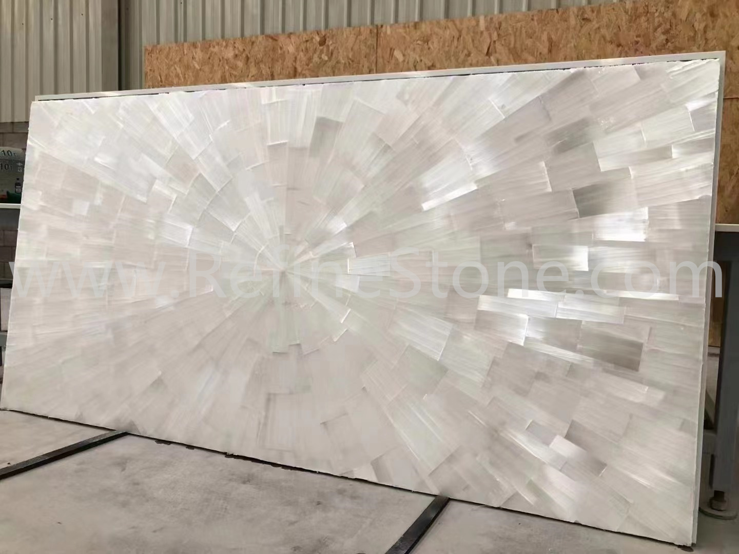 white gem stone