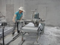 Bush Hammered Machine