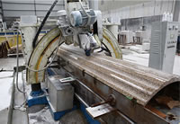 Irregular stone process machine